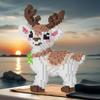New  Animal 3D Elk Fawn Cute Micro Diamond Building Block Small Particle Toys Children's Kids Birthday Gifts Home Ornament
