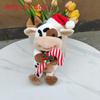 Weihnachts Snoopy Lotso Plüschtier mit Hut und Schal Design für Feiertagsdekoration