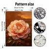 This pearl painting kit features 5D pearls and a beautiful blooming peony mosaic art style. designed for home wall decoration.