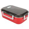 304 Stainless Steel Portable Lunch Box Food Container for Outdoor Camping Picnic 700mlRed