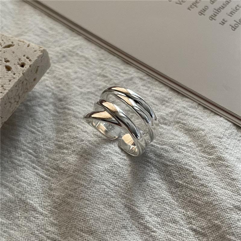 Xiaomi 925 Sterling Silver Rings for Women Men Couple Minimalist Handmade Simple Interware Ring Party Jewelry Gift Prevent Allergy