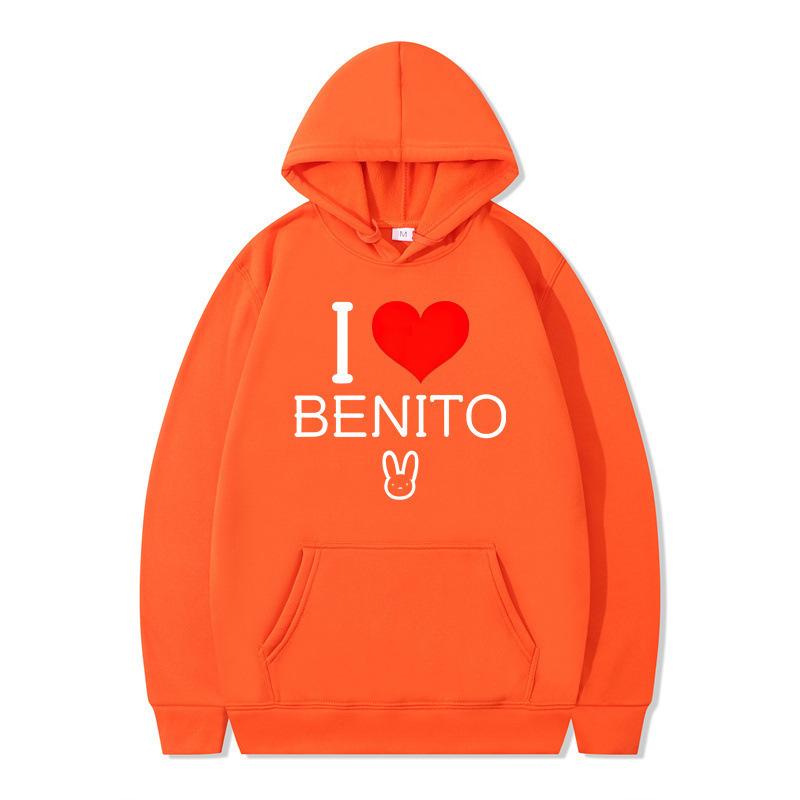Autumn and winter new un verano sin ti bad bunny hoodie hooded sweater