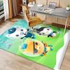 The Octonauts6 Printed Absorbent Washable Carpet, Non-Slip Bathroom Mats, Kitchen Rugs, Yoga Mat,Living Room Entrance, Camping Picnic Rugs