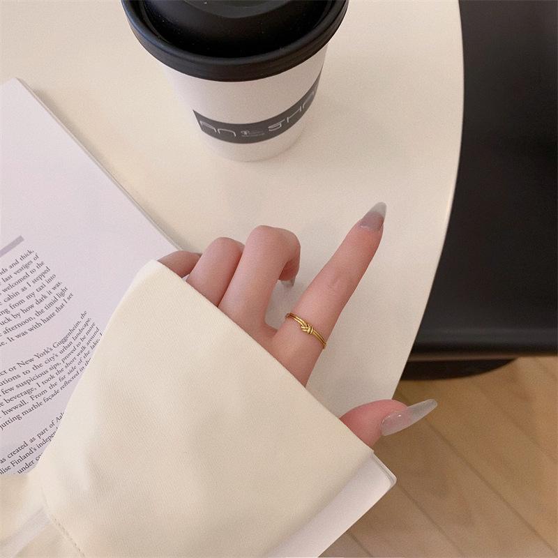 Gold-Plated Minimalist Concentric Knot Ring