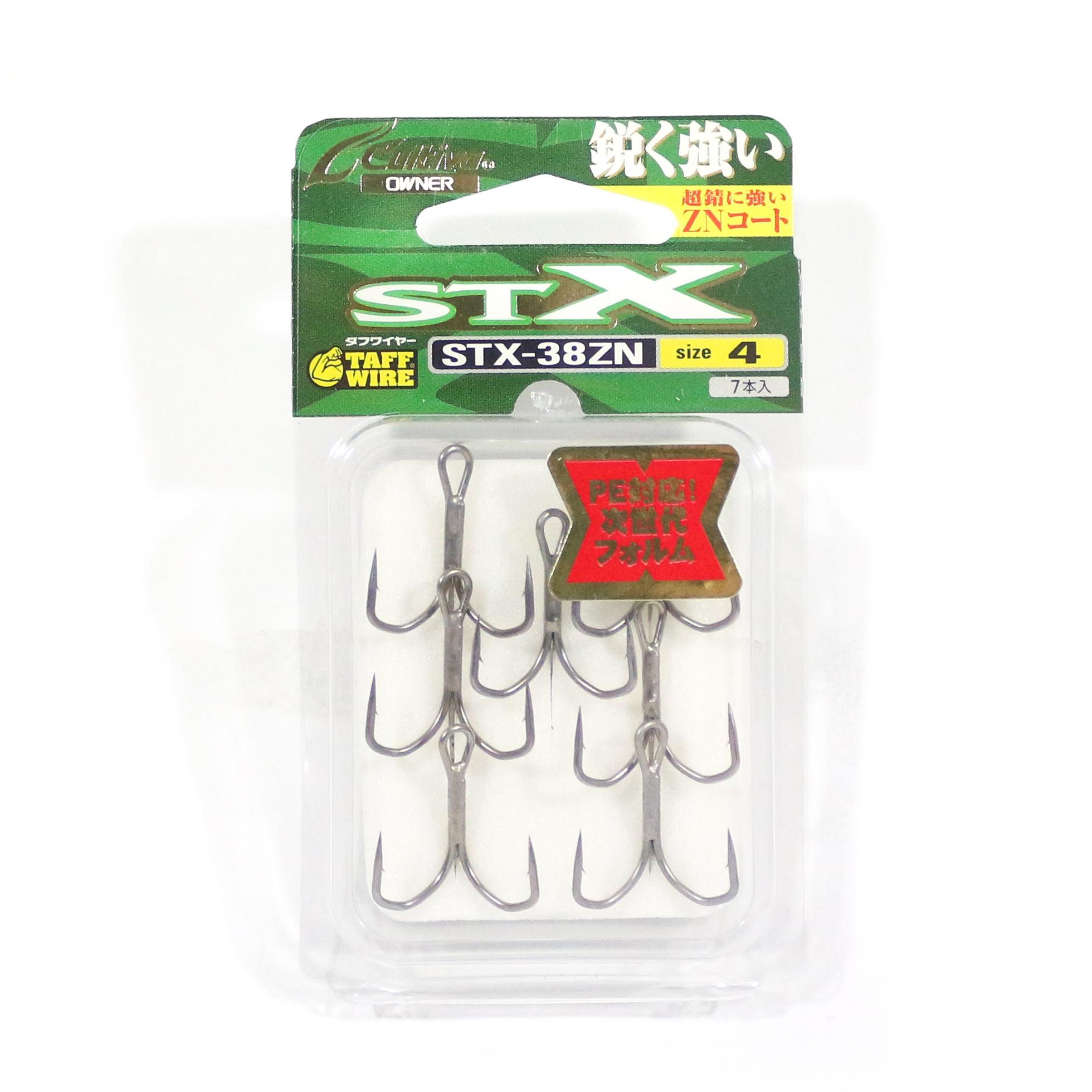 

Крючок Owner STX-38 Stinger Treble Extra Treble, размер 4 (6833)