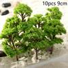 Architectural Model tree Scenery Layout Green Plastic Accessories Wargame