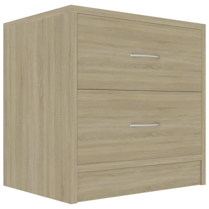 VidaXL Bedside Table Sonoma Oak 40 X 30 X 40 Cm Chipboard