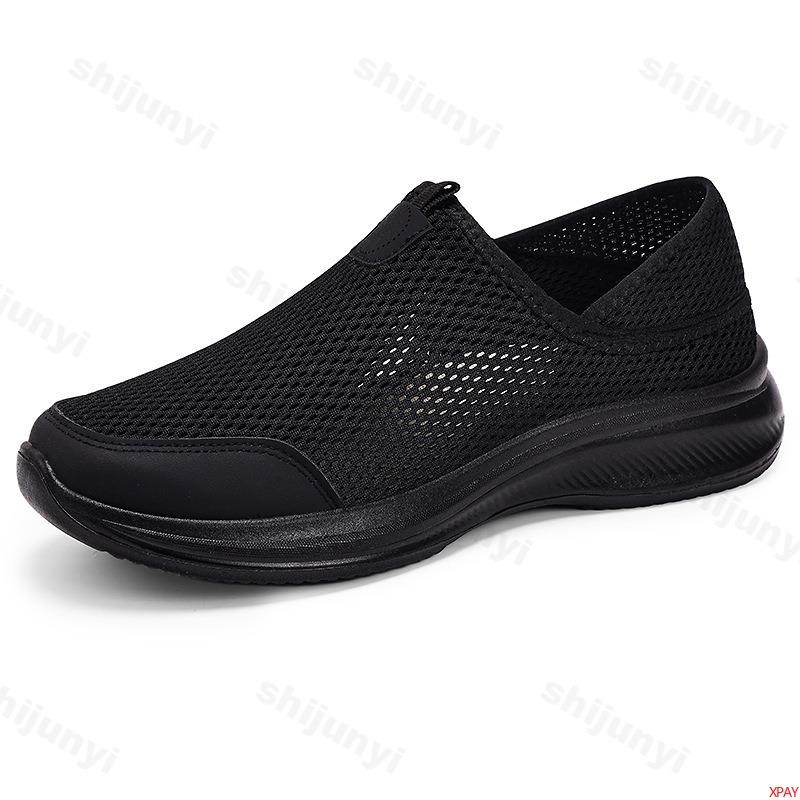 Fashion 2025 Summer Casual Shoes for Men Mesh Breathable Fashion Trend Single Shoes Comfortable Slip On Lightweight Soft soled Sneakers