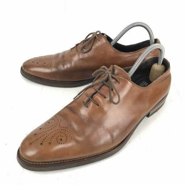 

Made in Italy BARNI Medallion Toe Wholecut Leather Dress Business Shoes Size 26.0 Brown