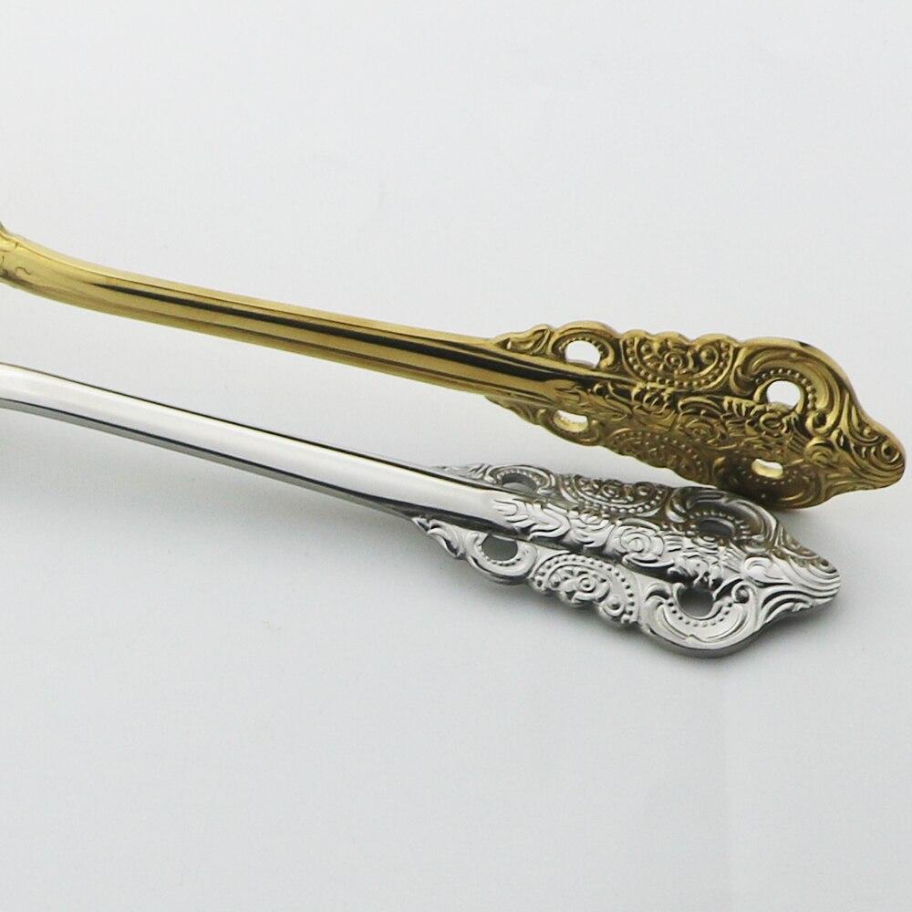 Dinnerware Rainbow Fork Court Style Tableware Cutlery Set Stainless Steel Cutlery Set Sliverware Suitable for Kitchen Outdoor