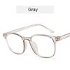 Frame Women Anti-blue Light Transparent Clear Pink Plastic Plain Glasses Retro Mens Glasses Frame Fashion Computer Eyeglasses