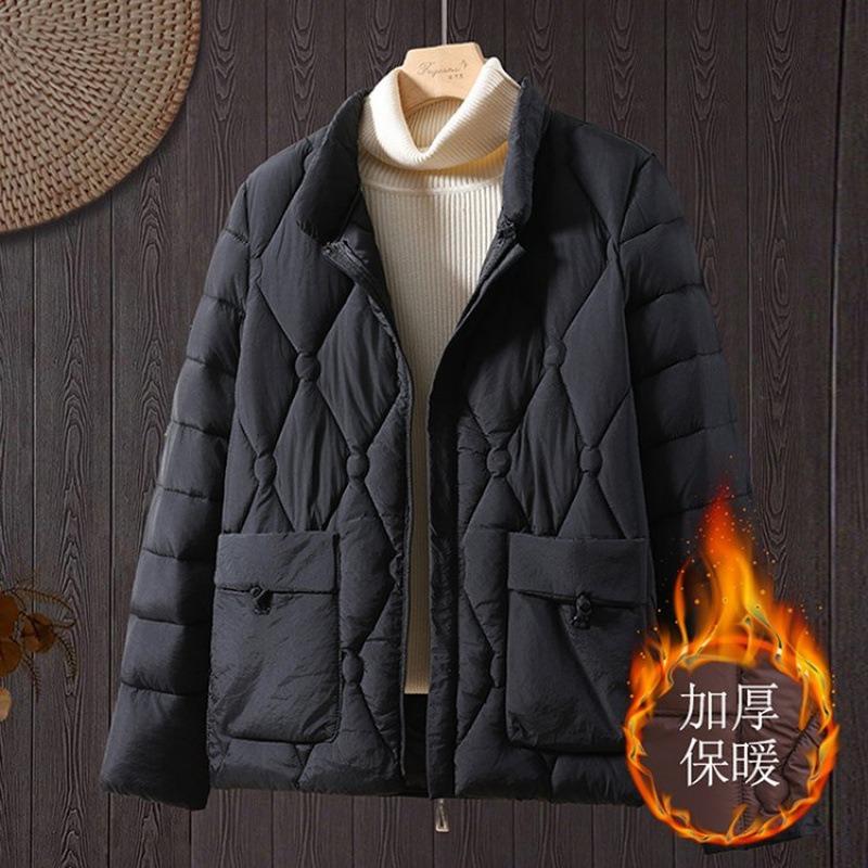 short cotton-padded jacket, small temperament, winter stand-up collar cotton-padded jacket to keep warm, new down cotton-padded jacket for women