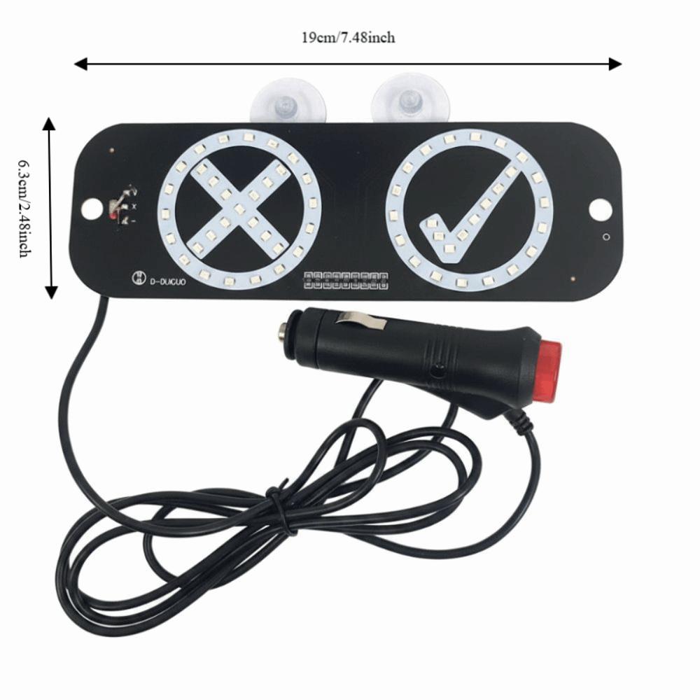 Creative Taxi LED Indicator Light Suction Cup Type Taxi Interior Lights Taxi Cab