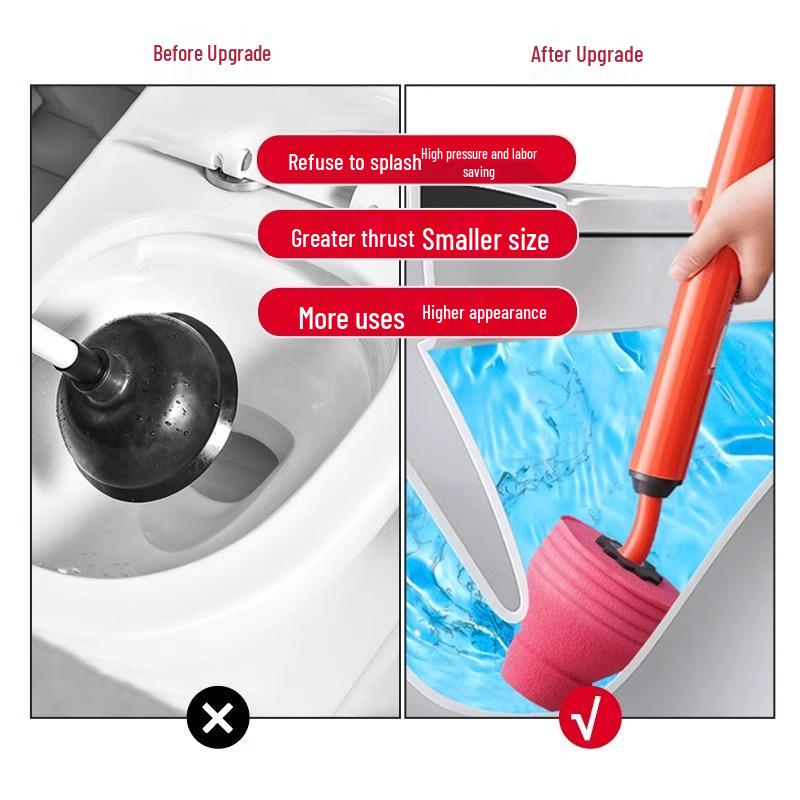 High-Pressure Toilet and Sewer Unclogging Tool