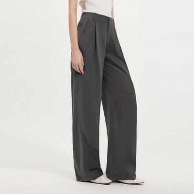 Women's High-Waist Slim-Fit Commuter Suit Trousers