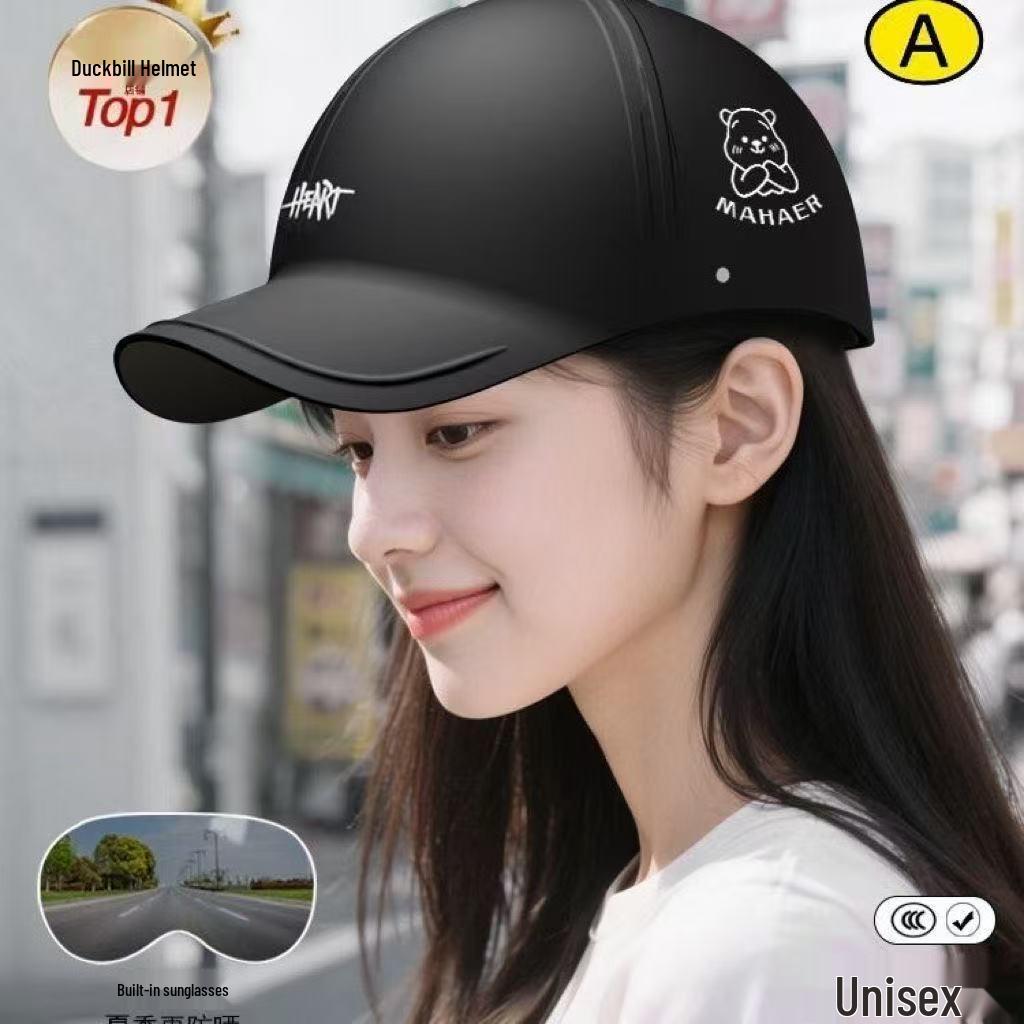 

3C Certified Breathable Summer Motorcycle Helmet, Sun Protection for Men & Women, Universal Fit, Half Cap Design