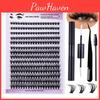Diy Eyelash Extension Single Segmented Eyelash Thick D Curve False Eyelash For Eye Makeup