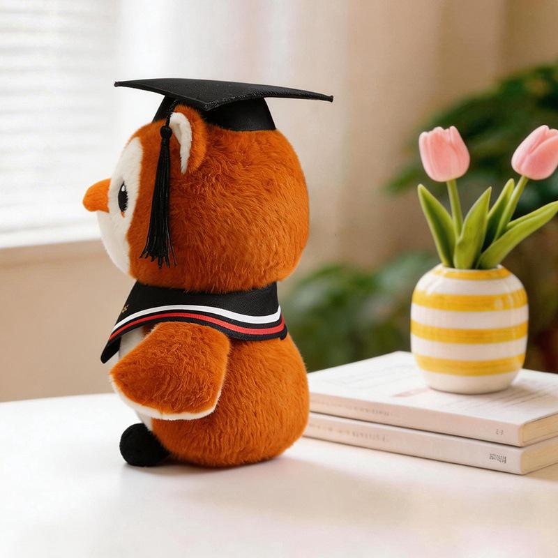Graduation Wise Owl Plush Toy with Cap - Student Souvenir
