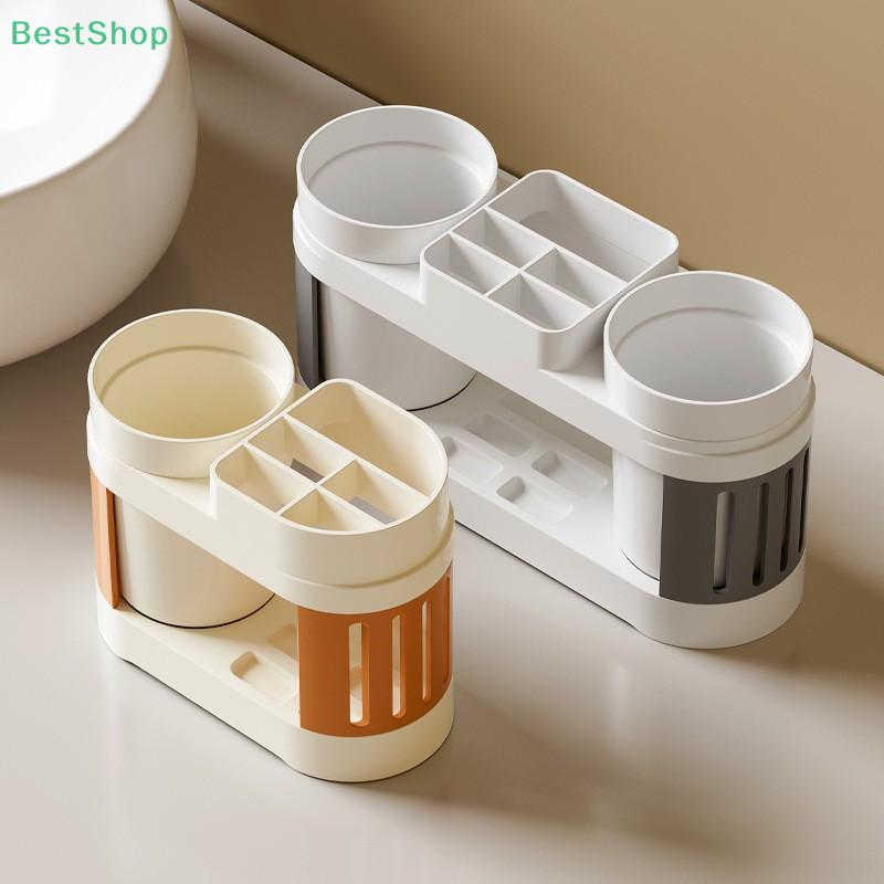 Mouthwash Cup Toothbrush Holder Set Bathroom Toothpaste Shelf Wash Set Cup Holder