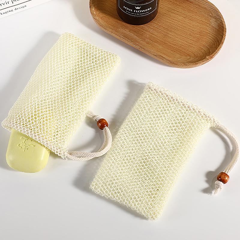 Cotton Sack Soap Bag Preservation Bag Rich Foam Foam Soap Bag Exfoliating Soap Mesh Bag Shower Soap Holder Pocket