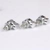 2Pcs Skull Bolt 3D Easy-Installation To Rust Electroplating Not Easy Design High Impact Resistant