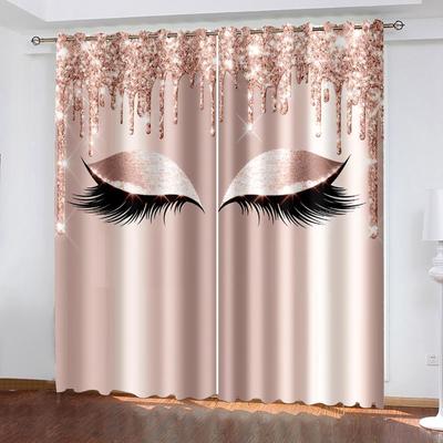 Curtains for Bedroom, Solid Thermal Insulated Noise Reduction Window Drapes, Room Darkening