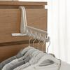 2Pcs Door Mounts Strong ABS Hangers for Towels Jackets Arrangement Bendable Styles Minimal Space Saving