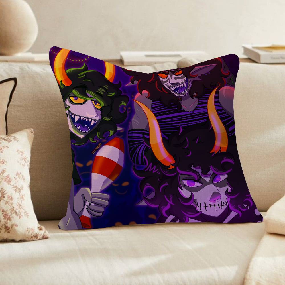 Popular Internet Anime HHomestuck Cushion Cover Pillowcase Upholstery Sofa Throw Pillow Home Decor Pillowcas