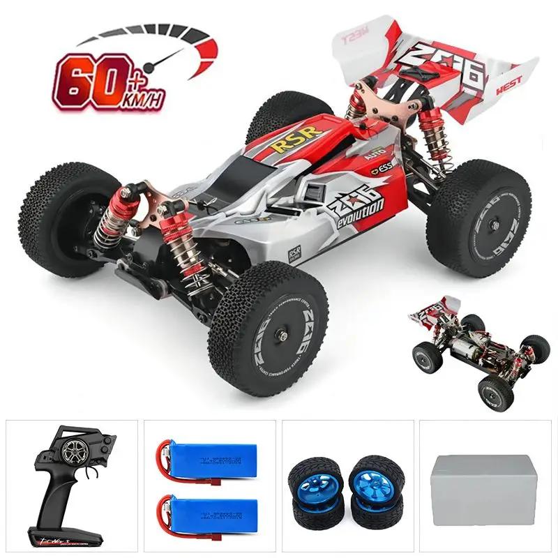 WLtoys 144010 75KM/H 2.4G RC Car Brushless 4WD Electric High Speed Off-Road Remote Control Drift Toys for Children Racing