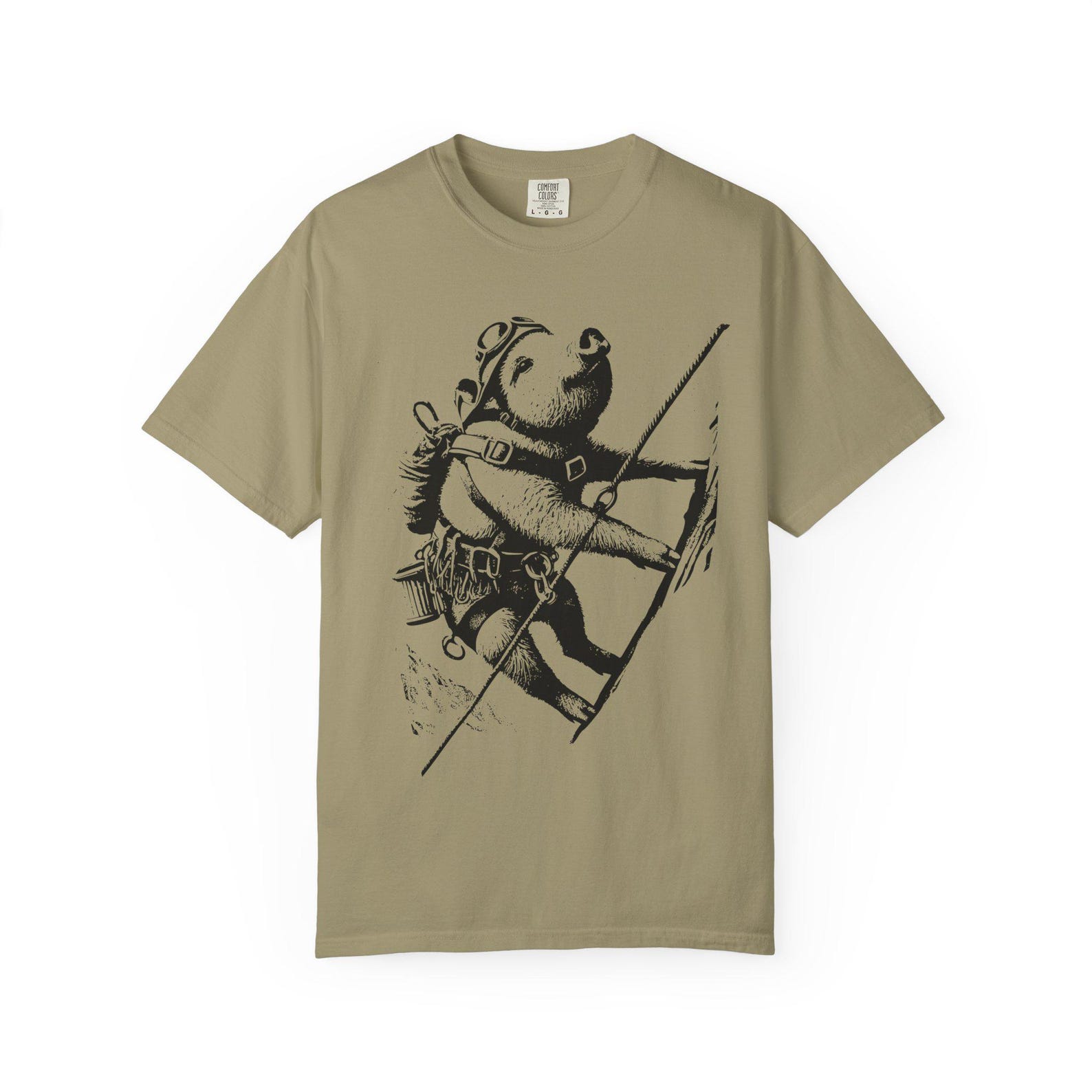 Rock climbing pig t shirt vintage retro mountain climber gift tee 2XL