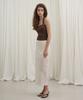 MARROT See-Through Elastic Skirt_Cream