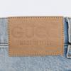 GUCCI [/Domestic genuine] 774078 Turn-Up Washed Zip Fly Denim Pants/ Bottoms 28 Light blueUsed