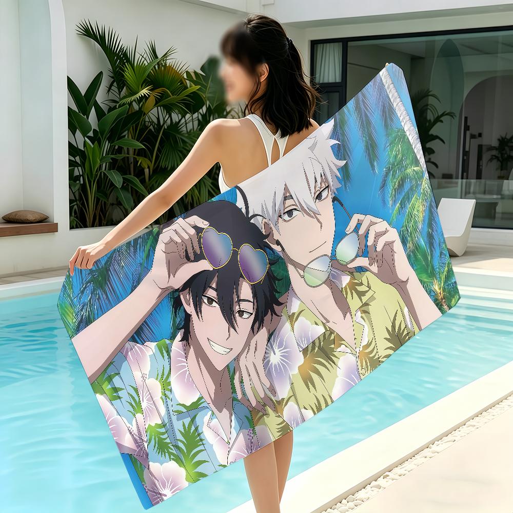 Anime Link Click Towel Beach Towels Yoga Gym Lightweight Portable For Swimming Shower Travel Sports Accessories Sandproof