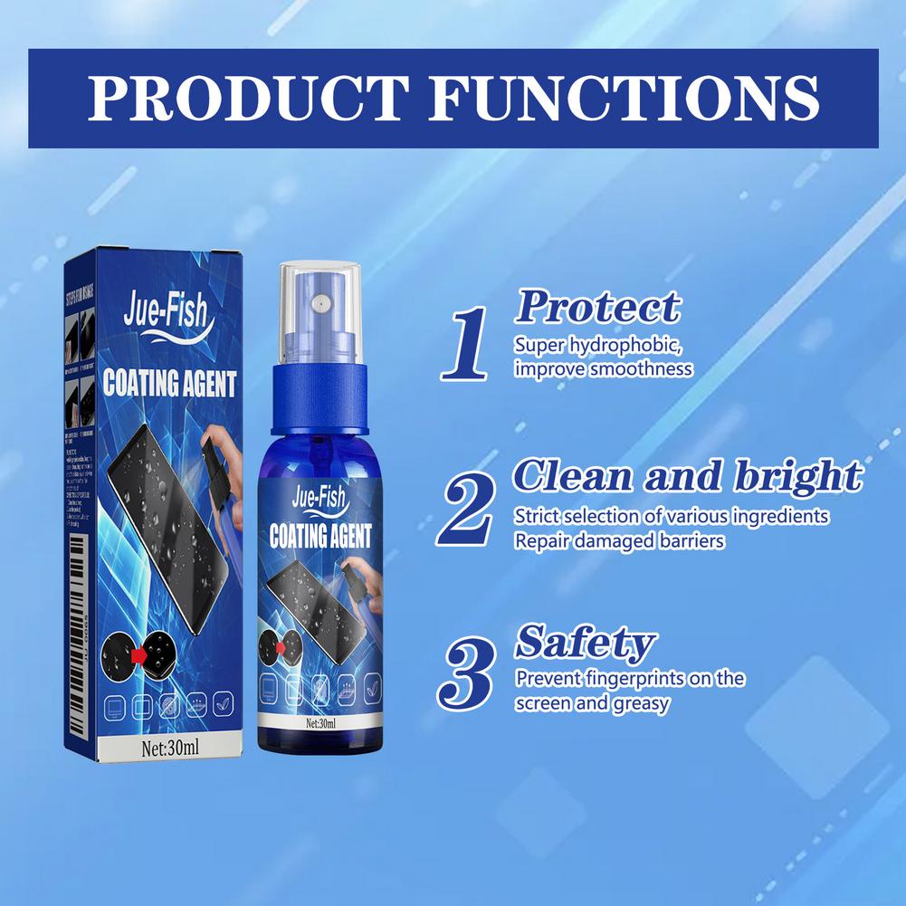 Screen Cleaning Agent Ipad Monitor Cleaner Anti Fingerprint Nano Coating Polish Protect Film Prevent Scratch Phone Glass Spray
