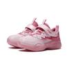 Li Ning Kids Comfortable Sports Non-Slip Shock Absorbing Wear-Resistant Low-Top Casual Shoes Kids Casual Shoes Pink YKNS012-4
