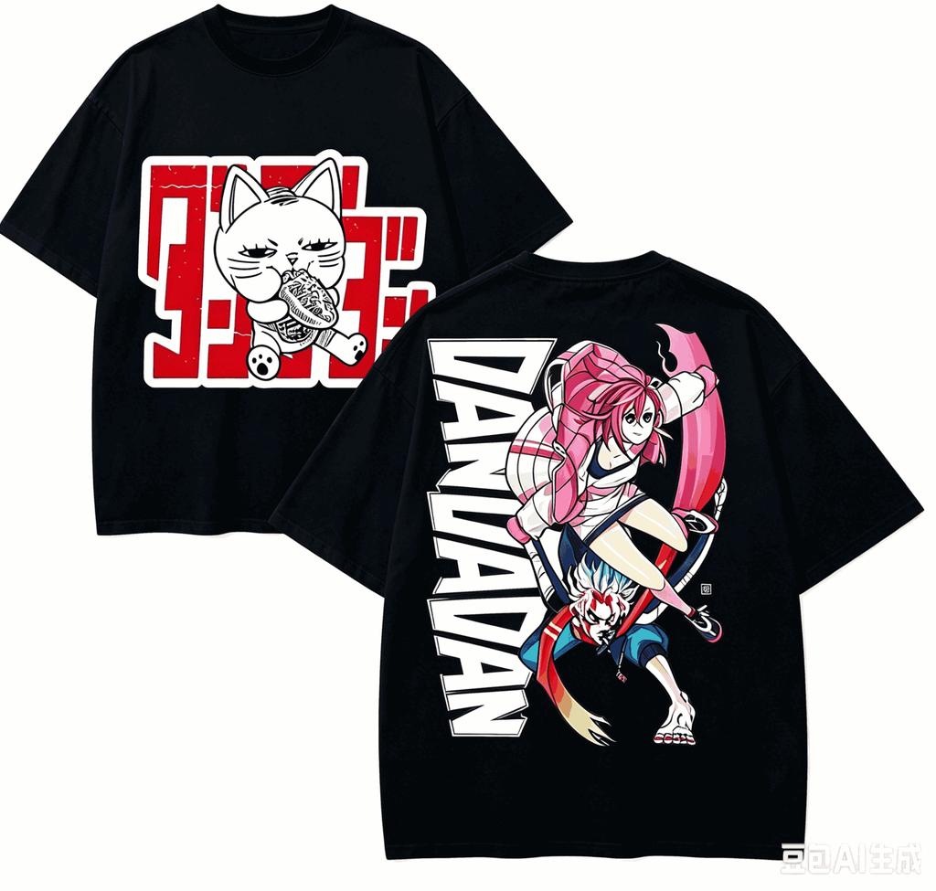 Dandadan Anime Lover TShirt Harajuku Cotton NewModel High Street Retro Fashion Oversized Unisex Hot Product Classic Soft Tee