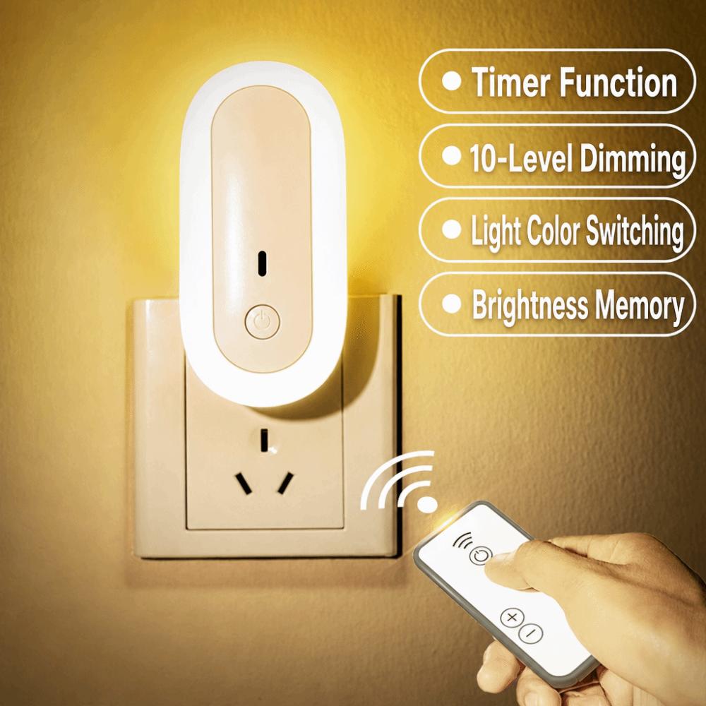 Wall-mounted Bedroom Light Dimmable Bedside Lamp Portable LED Night Lamp