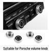 Compatible with Porsche Volume Knob Buttons: Cayenne, Macan, Panamera, 911, Boxster, 718, Cayman.
