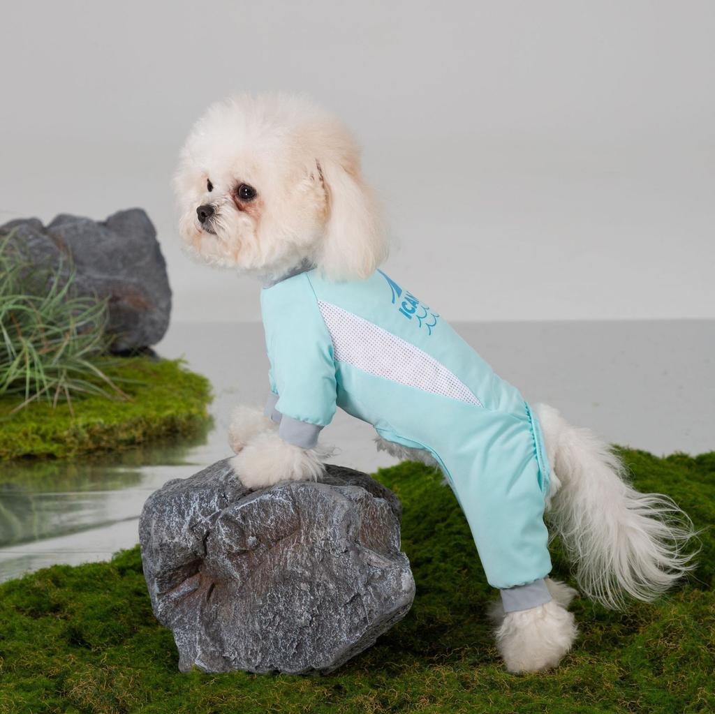 Neue Eisseide Mesh Hunde Kühlkleidung Frühling und Sommer Kühlende Kleidung als Bär Teddy Haustierkleidung