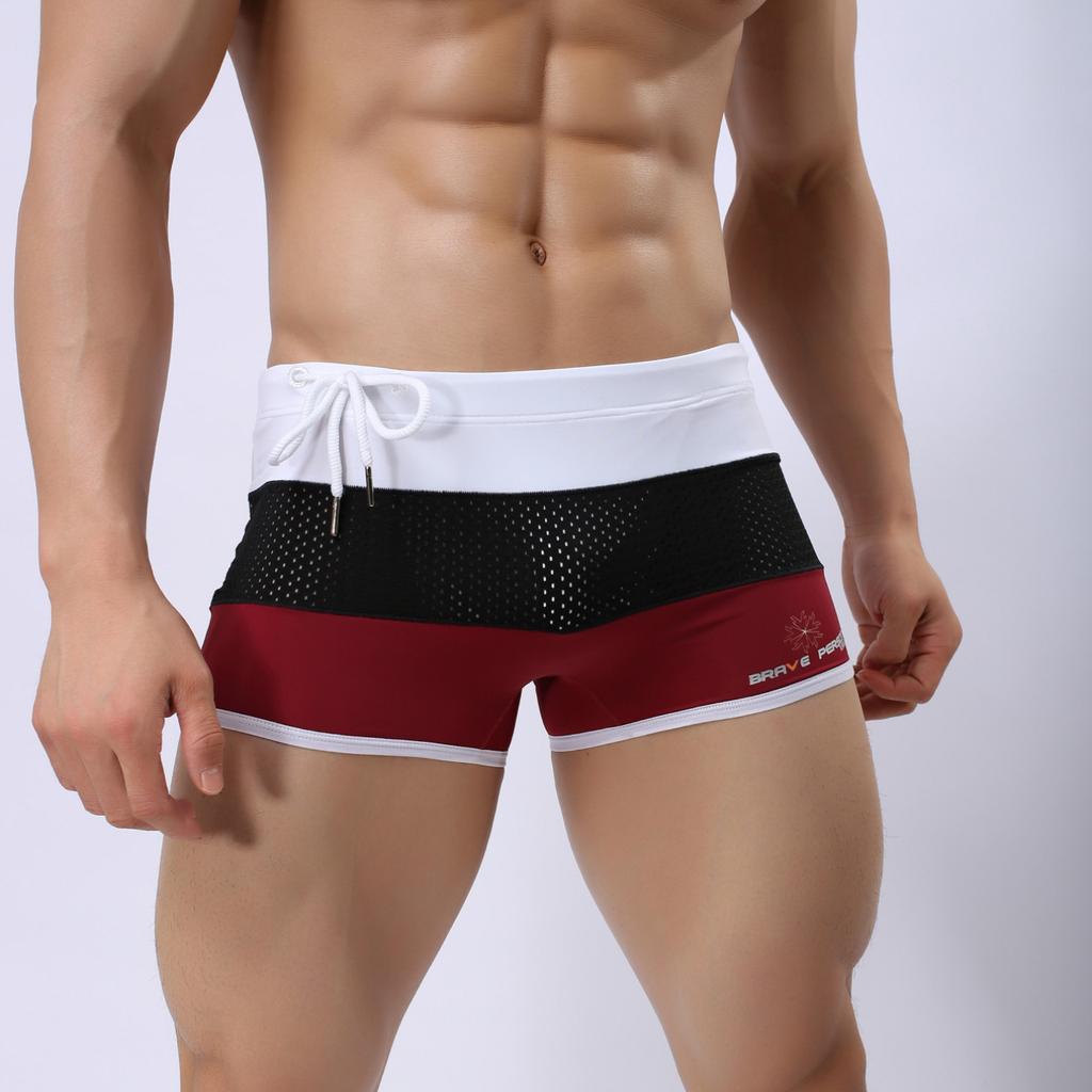 Summer Men Sport Beach Quick-drying Shorts Swimming Boxer Short Pants