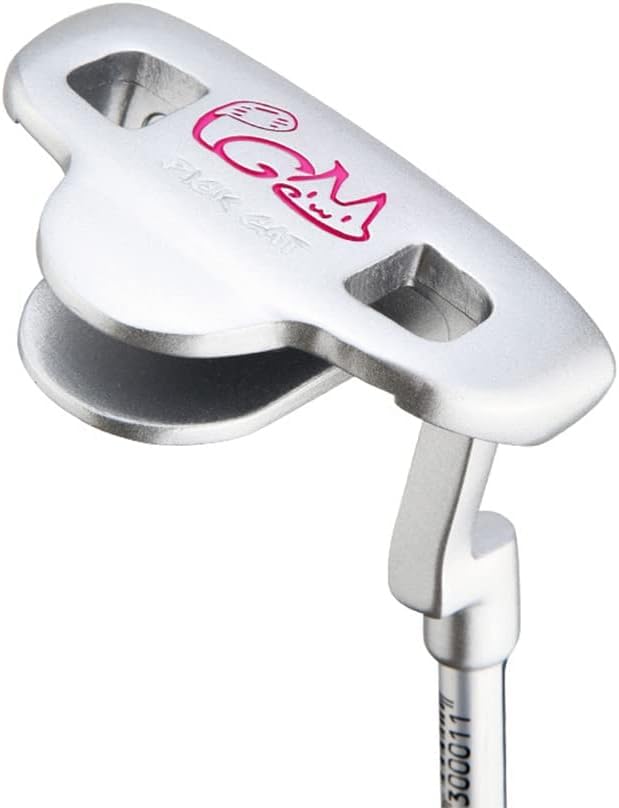 PGMGOLF Golf Club Golf Set Junior Golf Set for Children Unisex Cute Cat Logo Junior Set Kids Golf Club Children's Day Caddy Bag Included (6-8 Years