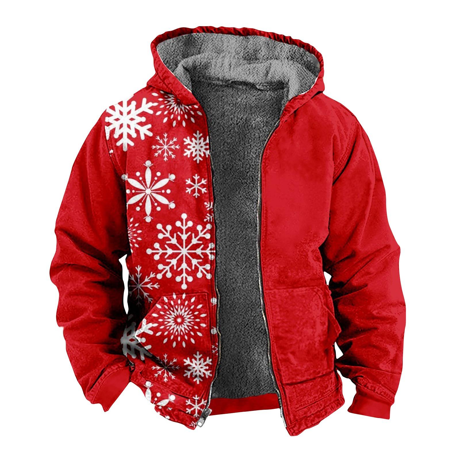 Мужская куртка с рождественским принтом — фото 8