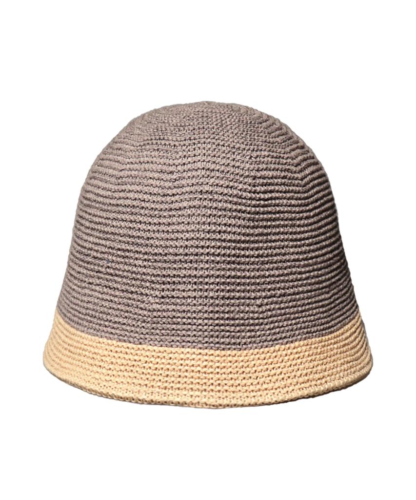Seullipiseullib Brisbane Gray/Beige Bucket Hat