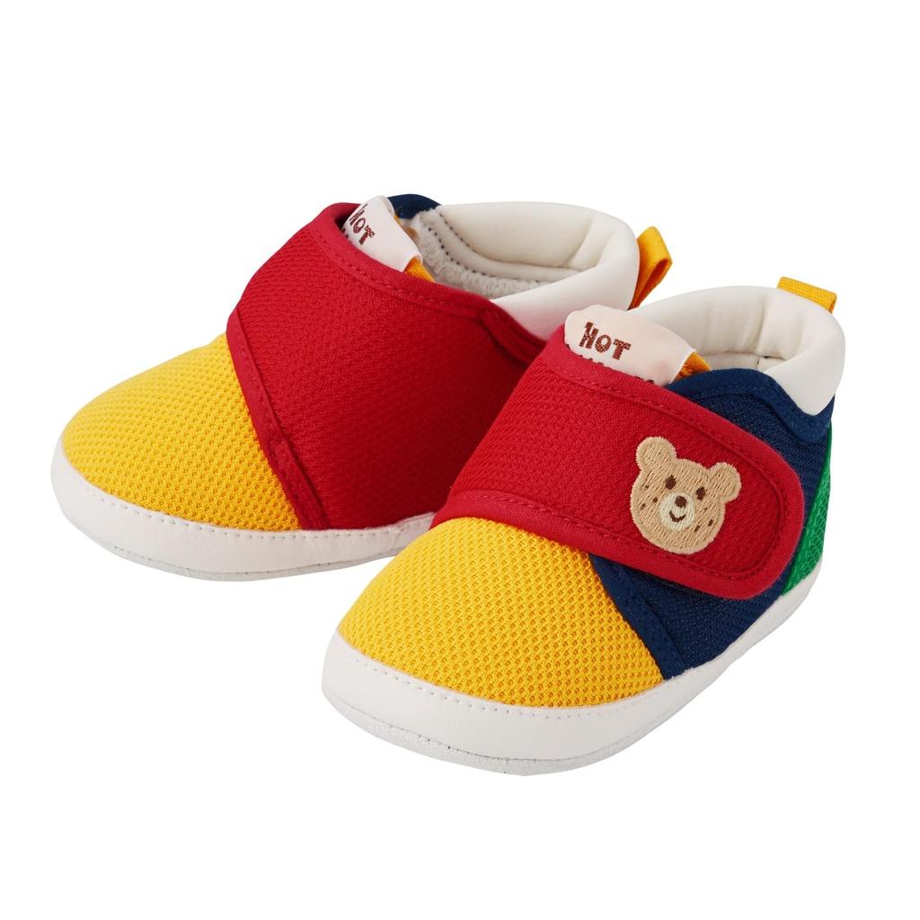 MIKIHOUSE HOT BISCUITS Pre-Shoes for Boys and Girls, Baby Clothes, Multicolor, 12.5cm, 73-9305-683
