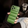 Luxury Down Jacket TPU Buffer Case For iPhone 17 Air 16 15 Plus 14 13 12 11 X Pro Max 17ProMax Winter Colorful Soft Puffer Cover
