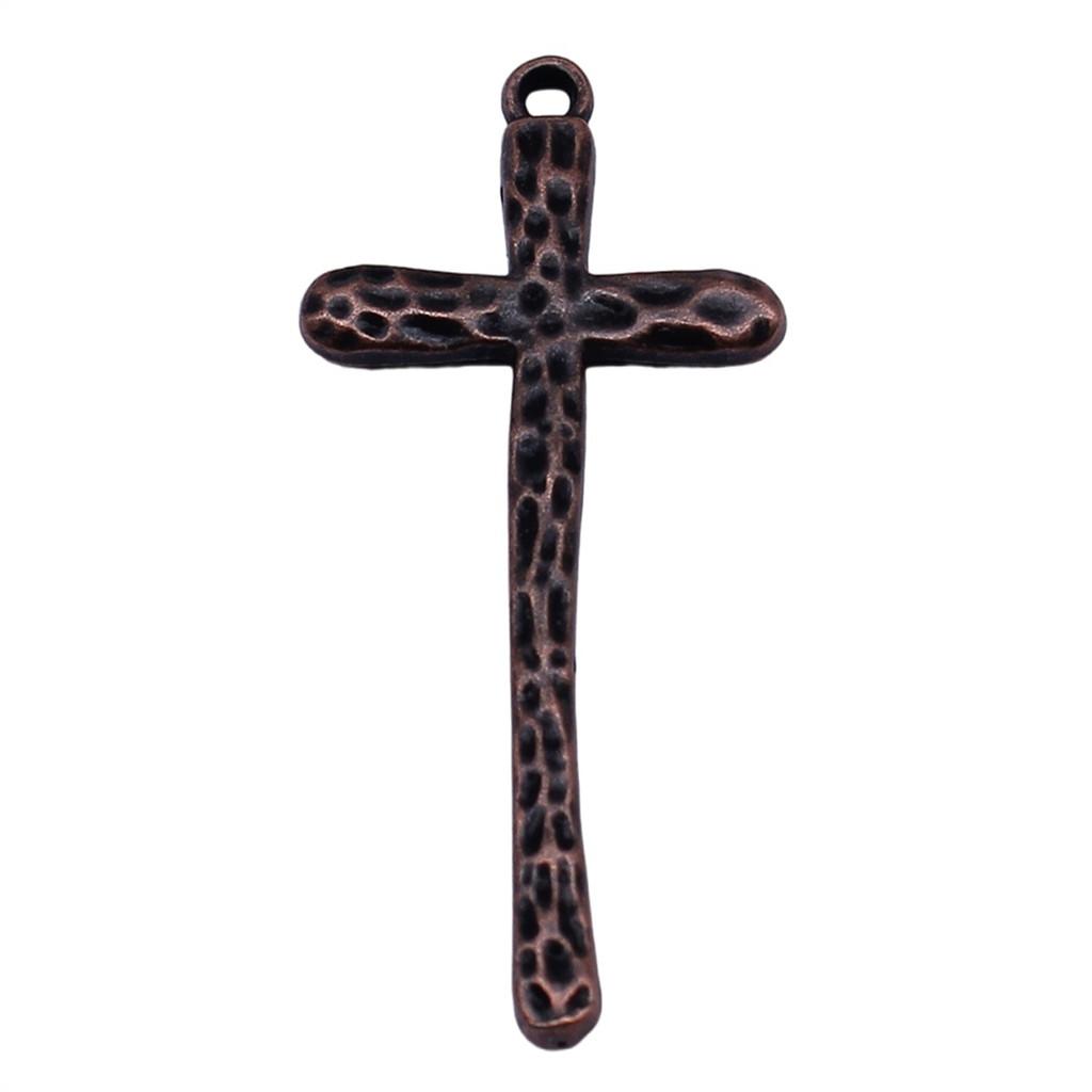 Hollow Cross Charms Multi Color Alloy Pendants For Gothic Christian Jewelry Accessories