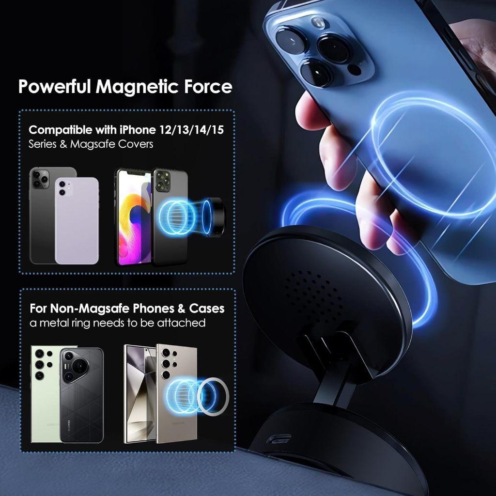 Suport Universal Multifuncțional cu Adsorbție pentru Telefon Mobil, Magnetic, cu Ventuză cu Vid, Suport Auto pentru Navigație Telefon