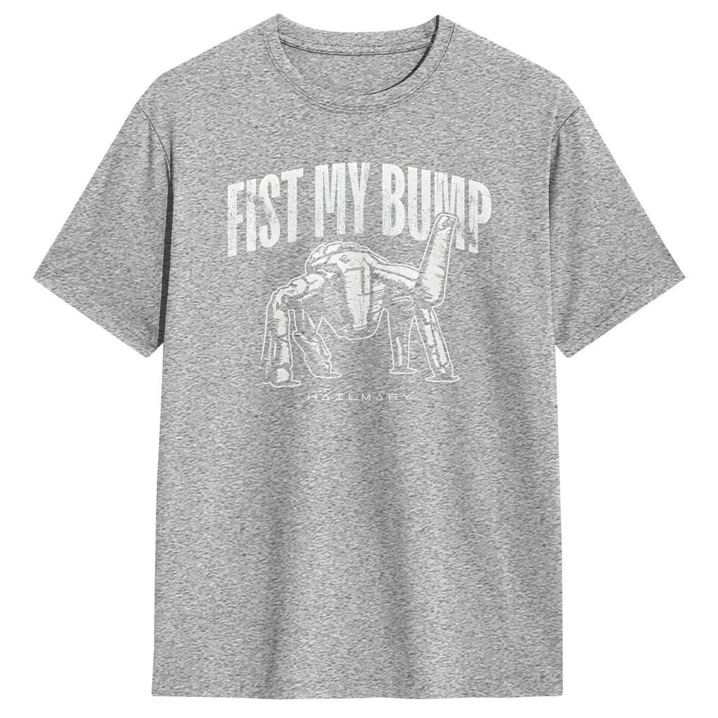 Fist My Bump Project Hail Mary Cotton T Shirt For Unisex Summer  Y2K Funny TShirts Fashion Tee Shirt Plus Size Wholesale Tops