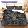 Tree of Life Pattern Bedding Quilt Set Quilt Cover Pillowcase Home Decoration Gift (1 * Duvet Cover + 2 * Pillowcase, Without Core)