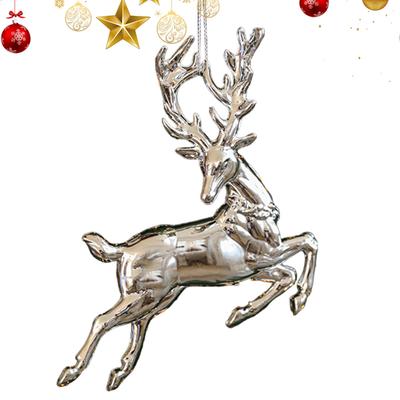 Christmas Tree Ornaments Glossy Christmas Ornament Decoration Seasonal Pendants Charm For Home Winter Holiday Porch Window Front